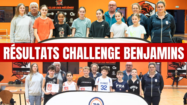 SANA ET FAUSTINE REMPORTENT LA FINALE DÉPARTEMENTALE DU CHALLENGE BENJAMINS !