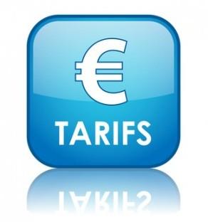 Tarifs saison 2025/2026